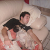 Une petite sieste avec son maitre..