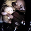 avec son doudou