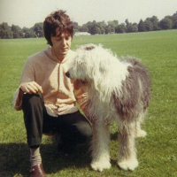 Marth' with Paul in Regent's Park- 1968.