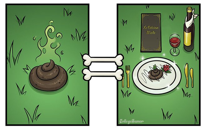 Illustration de l'article : Un illustrateur imagine avec humour, le fond de la pensée des chiens en 7 dessins ! 