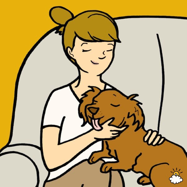 Illustration de l'article : 8 bonnes raisons de laisser votre chien vous lécher le visage