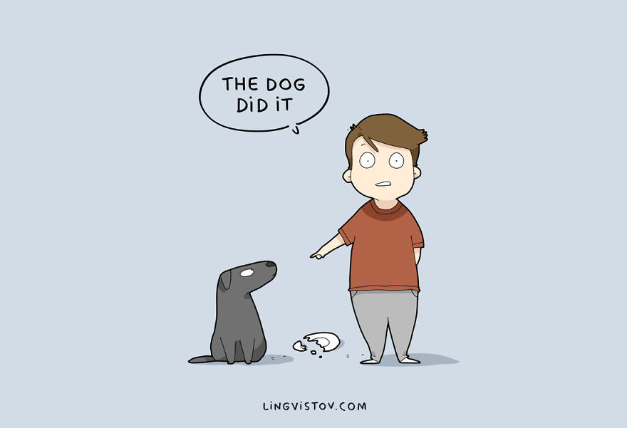 Illustration de l'article : 10 illustrations pour vous donner une idée sur la cohabitation entre homme et chien