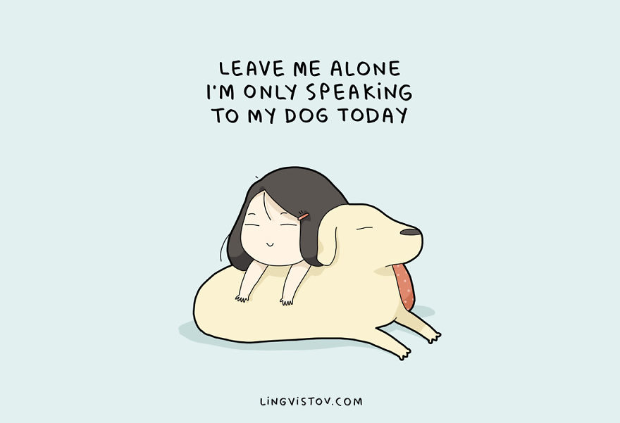 Illustration de l'article : 10 illustrations pour vous donner une idée sur la cohabitation entre homme et chien
