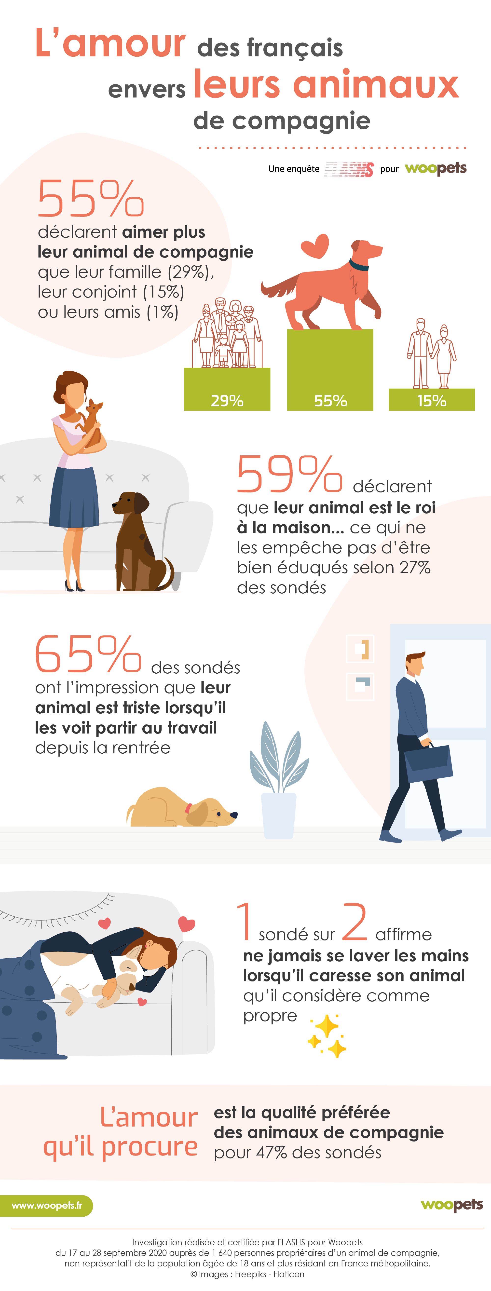 Infographie : Les français et la fin de vie de leur animal de