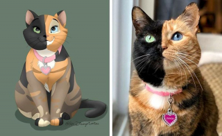 Illustration de l'article : 11 photos d'animaux de compagnie transformés en adorables personnages Disney