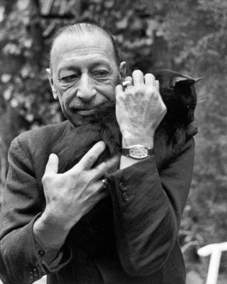 Illustration de l'article : 20 photos en noir et blanc de célébrités en compagnie de chats