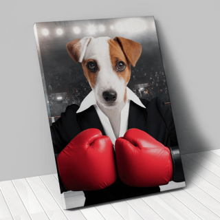 Illustration de l'article : Découvrez le portrait original de votre animal de compagnie dans le corps d'un grand sportif !
