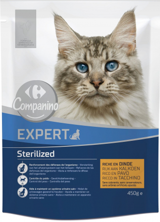 Lait lactée pour chats stérilisés CARREFOUR COMPANINO