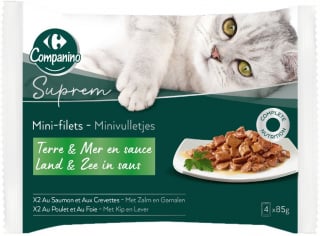 Illustration de l'article : Carrefour lance Companino : une alimentation pour chiens et chats de qualité et à prix accessible
