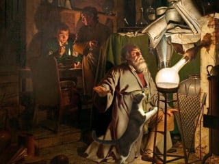Illustration de l'article : 20 chats qui se sont incrustés dans des tableaux célèbres