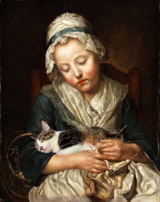 Illustration de l'article : 20 chats qui se sont incrustés dans des tableaux célèbres