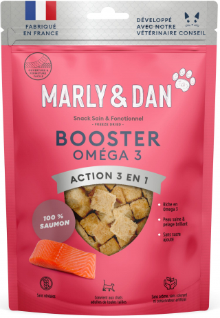 Illustration de l'article : Faire plaisir à son animal autrement : Marly & Dan lance sa nouvelle gamme de snacks naturels, savoureux et fonctionnels pour chiens et chats