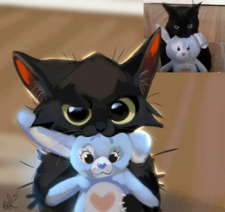 Illustration de l'article : 20 portraits de chats et de chiens "cartoonisés" par un artiste à la créativité débordante