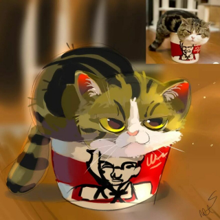 Illustration de l'article : 20 portraits de chats et de chiens "cartoonisés" par un artiste à la créativité débordante