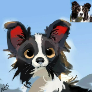 Illustration de l'article : 20 portraits de chats et de chiens "cartoonisés" par un artiste à la créativité débordante