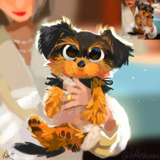 Illustration de l'article : 20 portraits de chats et de chiens "cartoonisés" par un artiste à la créativité débordante