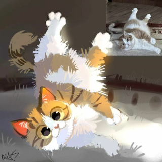 Illustration de l'article : 20 portraits de chats et de chiens "cartoonisés" par un artiste à la créativité débordante