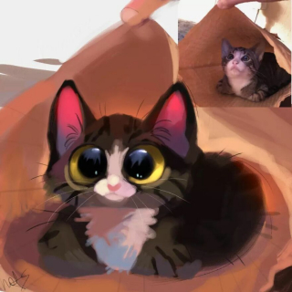 Illustration de l'article : 20 portraits de chats et de chiens "cartoonisés" par un artiste à la créativité débordante