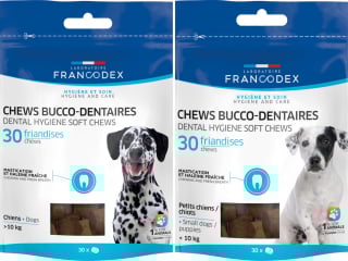Illustration de l'article : Le Laboratoire Francodex propose de nouveaux aliments complémentaires pour chiens qui allient plaisir et bien-être