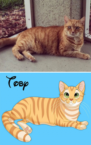 Illustration de l'article : 20 nouvelles photos d'animaux transformés en personnages Disney par Alessia Ciullo