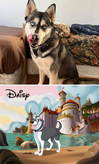 Illustration de l'article : 20 nouvelles photos d'animaux transformés en personnages Disney par Alessia Ciullo