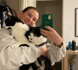 Illustration de l'article : Après le décès de son fils, cette chatte réclame des câlins à sa propriétaire pour la première fois (vidéo)