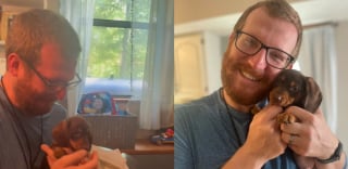 Illustration de l'article : Un an après la perte de son chien, un homme endeuillé reçoit un merveilleux cadeau (vidéo)