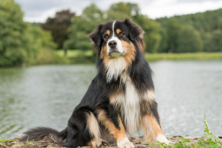 Illustration de l'article : Acte héroïque en mer : un pêcheur repère un chien en détresse et tente de le sortir de l'eau