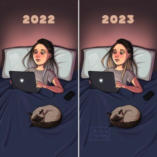 Illustration de l'article : 20 illustrations d'une artiste racontant les aventures drôles et touchantes de son chat