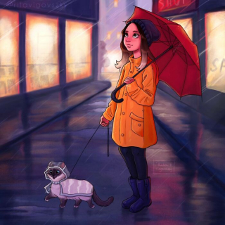 Illustration de l'article : 20 illustrations d'une artiste racontant les aventures drôles et touchantes de son chat
