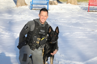 Illustration de l'article : Un chien policier reprend courageusement le travail 3 jours après avoir frôlé le pire en ingérant de la drogue lors d'une perquisition