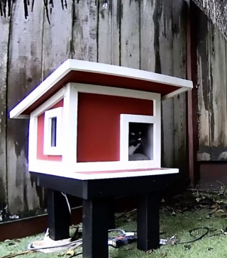 Illustration de l'article : Il construit un abri confortable pour un chat errant sans se douter du succès que ce havre de paix allait avoir