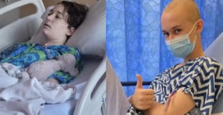 Illustration de l'article : Tous 2 gravement malades, un chien de th&eacute;rapie et un adolescent se rencontrent &agrave; l'h&ocirc;pital et se battent c&ocirc;te &agrave; c&ocirc;te pour gu&eacute;rir