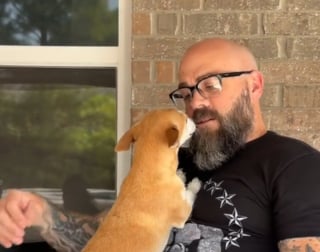 Illustration de l'article : "Elle a apporté tellement de rires et de réconfort dans nos vies", une chienne se faufile par un trou dans la clôture pour consoler ses voisins endeuillés (vidéo)
