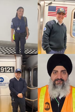 Illustration de l'article : Dans les tunnels du métro, plusieurs employés coordonnent leurs efforts pour sécuriser un chien en fuite et paniqué sur la voie