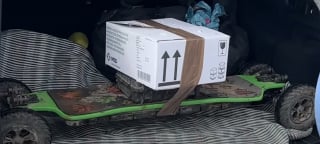 Illustration de l'article : En pleine aventure en skate électrique, elle sauve 3 chatons abandonnés dans un sac plastique au bord de la route