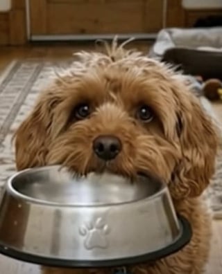 Illustration de l'article : &laquo; Il a vraiment essay&eacute; d'y go&ucirc;ter &raquo;, un Maltipoo voit un steak &agrave; la t&eacute;l&eacute;vision et pense que son d&icirc;ner est servi (vid&eacute;o)