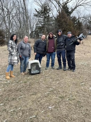 Illustration de l'article : &laquo; Pi&eacute;g&eacute;e par sa propre laisse &raquo;, une chienne disparue depuis 4 jours attendait les secours bloqu&eacute;e contre un arbre