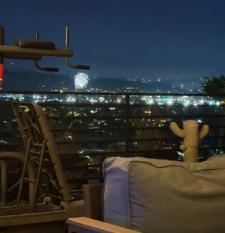Illustration de l'article : Contrairement à d'autres animaux, ces 4 chats observent les feux d'artifice avec calme, l'un d'eux manque de s'endormir (vidéo)