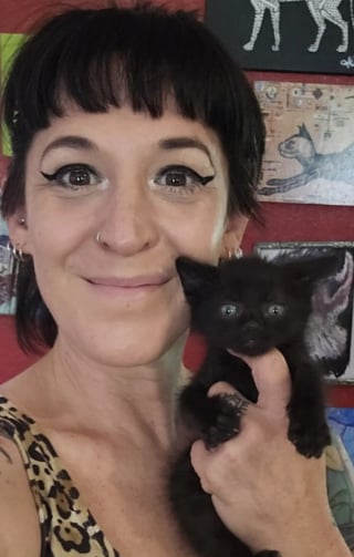 Illustration de l'article : Une enseignante fait demi-tour devant une caisse abandonn&eacute;e, sauve 5 chatons &acirc;g&eacute;s d&rsquo;&agrave; peine 10 jours et finit par adopter l'un d'eux