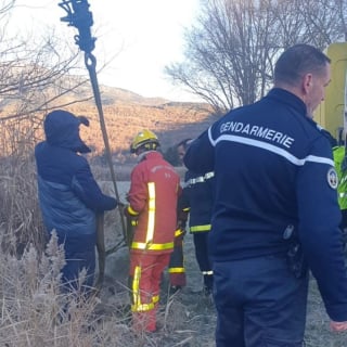 Illustration de l'article : Rep&eacute;r&eacute; par un gendarme qui promenait son chien, un cheval en hypothermie, coinc&eacute; dans un foss&eacute;, est sauv&eacute; et rendu &agrave; son propri&eacute;taire