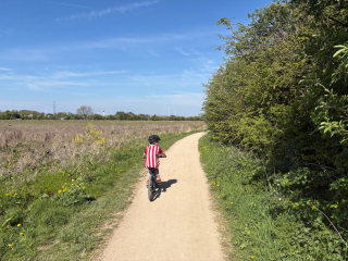Illustration de l'article : A 8 ans, il parcourt 53 km à vélo et récolte 1100 euros pour les chiens guides d'aveugles après en avoir rencontré un à l'école