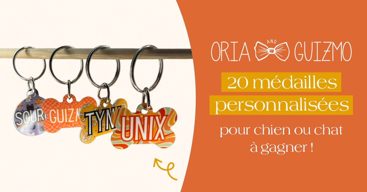 Jeu concours Oria & Guizmo du 04 au 11 avril 2024