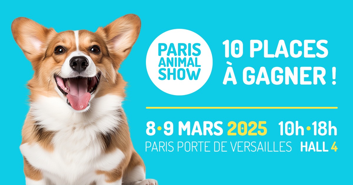Jeu concours Paris Animal Show du 18 février au 06 mars 2025