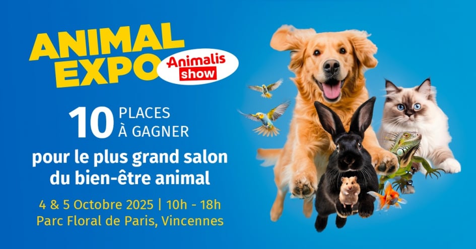 Jeu concours Animal Expo du 15 septembre au 1er octobre 2025
