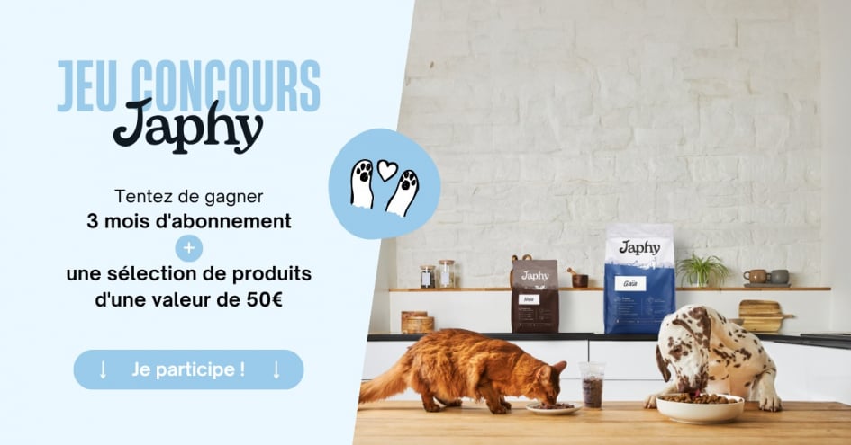 Jeu concours Japhy du 30 juin au 21 juillet 2026
