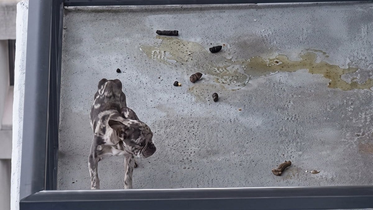 Illustration : "Ce chien affamé vivait sur un balcon couvert d'excréments avant qu’une vidéo ne change tout"