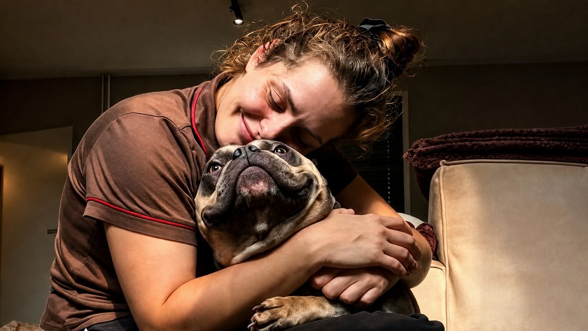 Illustration : "« Il avait peur des mains, mais voulait tellement être aimé » : sauvé de l'enfer, ce chien réapprend la tendresse (vidéo)"