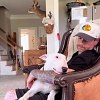 Illustration : Un homme recueille le chien de son meilleur ami d&eacute;c&eacute;d&eacute; et lui offre une nouvelle vie &agrave; la ferme