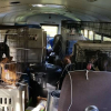Illustration : Un homme a sauv&eacute; des animaux de l&rsquo;ouragan Florence en les pla&ccedil;ant dans un bus scolaire qu&rsquo;il avait achet&eacute;